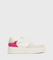 Lana White/Fuchsia Colour Block Sneaker