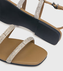 Reese Olive Sparkle Sandals